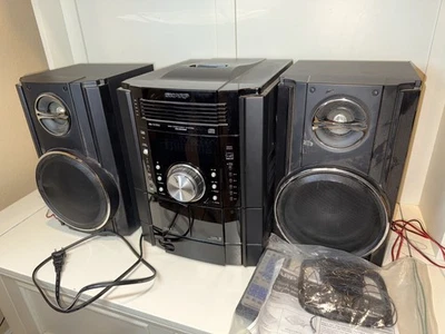 Sharp CD-DK 890N AM/FM Tuner, Dual Cassette Deck And 5 Disc Changer Tested  - Image 1 of 4