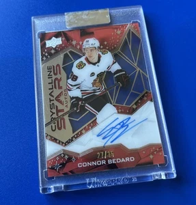 2024-25 Upper Deck Clear Cut - Connor Bedard - Crystalline Stars (SSP) #CSA-CB /35 - Bild 1 von 12