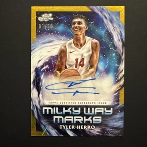 24 Topps Chrom  Cosmic Tyler Hero Milky Way Marks Auto /50 First On Print . - Picture 1 of 3