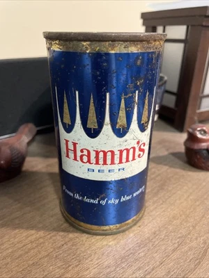 De colección. Lata de cerveza Hamm's Flat Top 1959 xxEMPTYxxx 🍺🍺🍺 Foto 1 de 4