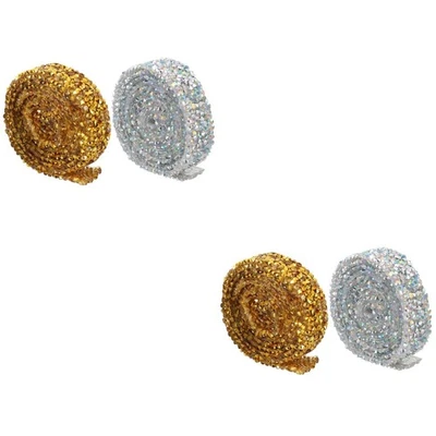  Set of 2 Dekobänder Strassband Selbstklebend DIY -Kleidungszubehör - Bild 1 von 4