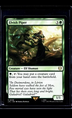 2023 MTG Magic the Gathering LTC Lord of the Rings Commander #82 Elvish Piper - Image 1 of 2