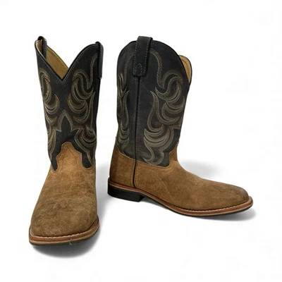 Botas occidentales Smoky Mountain para niños Jesse punta cuadrada marrón 3749Y para mujer talla 7 Foto 1 de 4