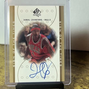 Jamal Crawford 2000-01 SP Authentic Sign of the Times Auto Rookie Card BULLS 🔥 - Picture 1 of 2