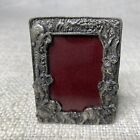Metal Elephant Photo Picture Frame Mini 2” X 2.75” Vintage Stand Hanger