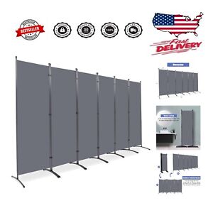 Premium 6Ft Portable Room Divider: Waterproof Fabric, Stable Iron Frame, Easy...