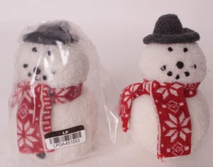 Set/2 Pottery Barn Archie the Snowman wine topper, Christmas - Picture 1 of 2
