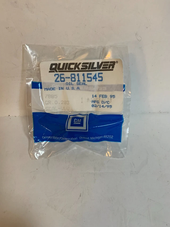 GENUINE NOS MERCRUISER SEAL   26-811545      BX V - Image 1 of 1