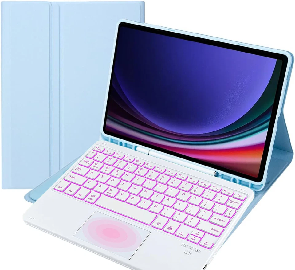 Wireless Keyboard Case For iPad Mini 7 Mini 6 5 4 3 2 1 with Trackpad Backlit - Image 1 of 4