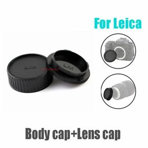 Body Cover + Lens Rear Cap Cover Set for Leica M LM Mount Camera and Lens M10 M8