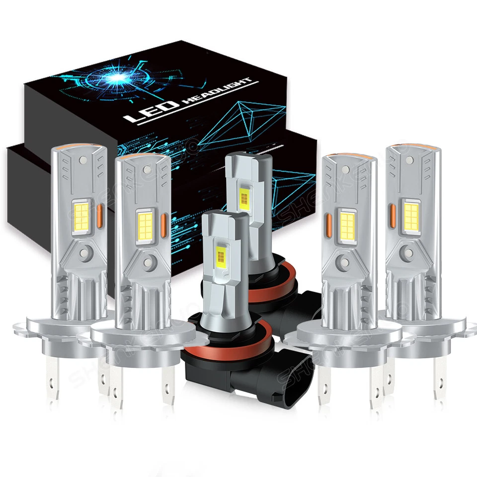 Para BMW X3 2004 2005-2014-6x 6000K Faro LED Alto/Bajo + Kit Bombillas Antiniebla Foto 1 de 1