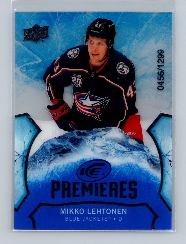 2021-22 Upper Deck Ice 2020-21 Premieres 127 Mikko Lehtonen /1299 Rookie RC - Image 1 of 1