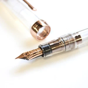 NAGASAWA Fountain Pen Demonstrator Pink Gold GEARSKE Sailor Professional Gear - Bild 1 von 7