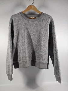 Levis Cropped Pullover Pulli - Sherpa Grau - Größe L - Damen  - Bild 1 von 7