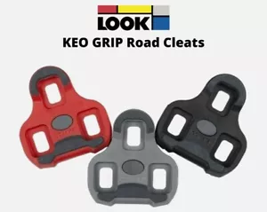 LOOK KEO Grip Road Cleats Anti-Rutsch 4,5 Float Fahrradpedal grau - Bild 1 von 5