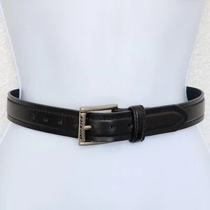 Dickies Leather Black Belt Size 22 to 24 Classic Simple Youth Teens Small unisex - Picture 1 of 7