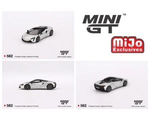 Mini GT 1:64 Scale McLaren Artura Ice Silver LHD Model Car MGT00582-P11 - Picture 1 of 6