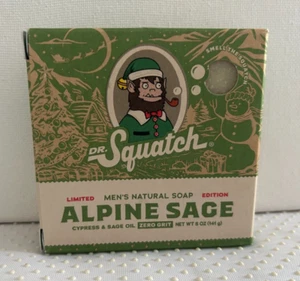 Dr. Squatch Alpine Sage Men's 5 OZ Soap LIMITED EDITION - Picture 1 of 3