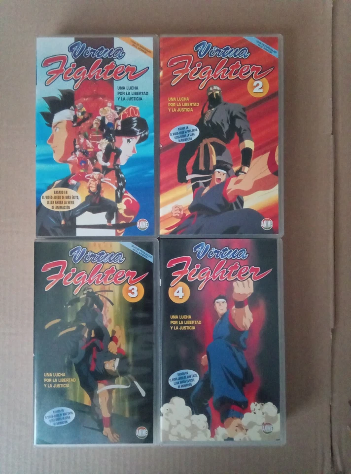 VHS Kassette -  Virtua Fighter Episode 1-4 - Anime Manga Video in Spanisch, RAR! - Bild 1 von 4
