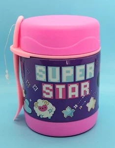 NEW! Disney Minnie Mouse Hot & Cold Thermos Food Container W/Spork - Picture 1 of 7