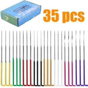 35PCS Needle Felting Kit Wool Felting Needles Felt Pocked Needles Set Colourful - Picture 1 of 7