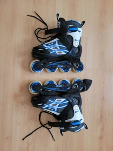 Hudora Inliner Skater Kinder Gr. 33-36, blau schwarz - Bild 1 von 4
