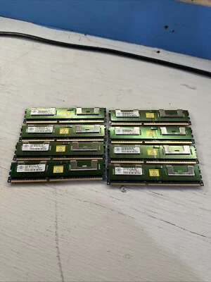 Lot of 8 Nanya 4GB RAM PC3-8500R DDR3 ECC Server Memory - Image 1 of 2