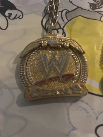 WWE 2005 John Cena Champ Chain Spinner World Championship Eagle Crown Cover