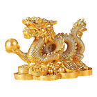 Feng Shui Year Of 2024 Chinese Zodiac Dragon With Money Coin Statue Figurine Min