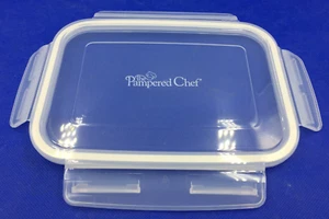 Pampered Chef 5 1/4 Cup Leak-Proof Glass Container #1203 Replacement Lid - New - Picture 1 of 3