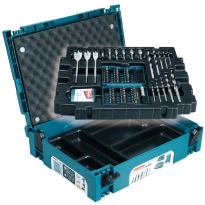 Makita Bohrer-Bit-Set 66-teilig Bohrer & Bit-Set blau/schwarz für Haus/Werkstatt - Bild 1 von 2