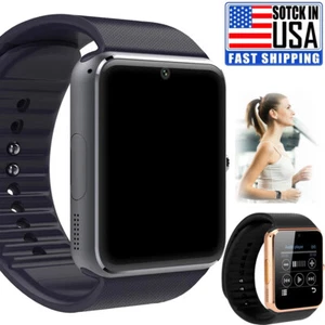 Bluetooth SmartWatch Touch Screen Unlocked Phone Fitness Tracker For Android - Picture 1 of 13