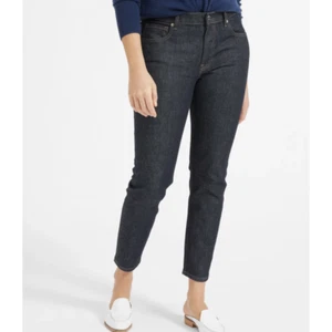 Jean ajustado Everlane The Mid-Rise índigo oscuro para mujer talla 26 nuevo con etiquetas - Imagen 1 de 5