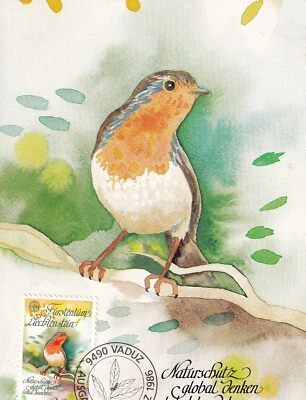 LIECHTENSTEIN 1986 TWO FIRST DAY COVERS, EUROPA ON MAXI CARD - Image 1 of 4