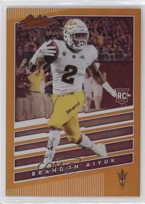 2020 Panini Chronicles Draft Picks Orange /20 Brandon Aiyuk #7 RC - Image 1 of 2
