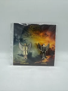 Good Omens Crowley und Aziraphale Emaille Pins - Bild 1 von 2