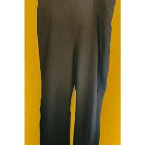 Express Women 16R Black Editor Straight Ankle Dress Pant New A98 Excellent - Picture 1 of 7