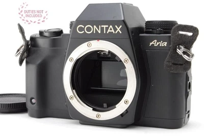 Cámara fotográfica de 35 mm All Works [casi como nueva] Contax Aria SLR cuerpo negro de JAPÓN Foto 1 de 4