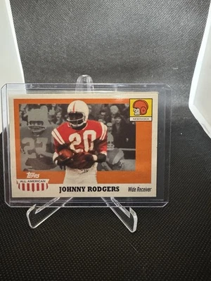 JOHNNY RODGERS 2005 TOPPS ALL-AMERICAN FOOTBALL #34 Nebraska Cornhuskers - Image 1 of 2