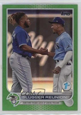 2022 Topps 1st Edition Checklist Green 16/150 Slugger Reunion Franco Guerrero Jr - Image 1 of 3