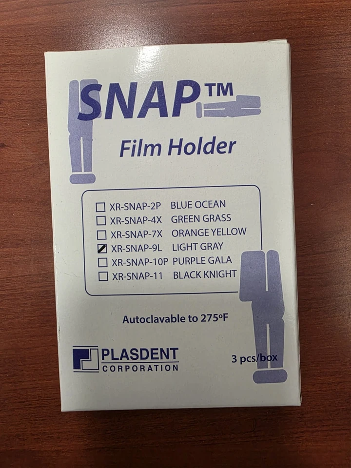 Plasdent XR-SNAP-9L Snap suporte de filme não digital autoclavável 3/pk - Imagem 1 de 3