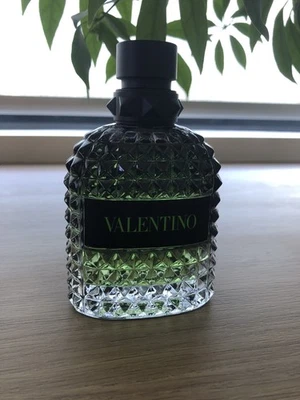 Valentino -Uomo Born In Roma Green Stravaganza- Men's EDT-100ml- New Without Box - image 1 of 2