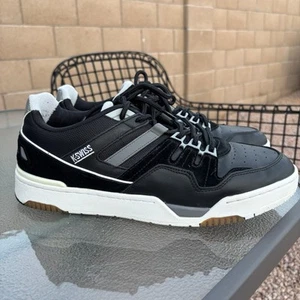 K-Swiss Match Rival schwarz grau weiß Herren Größe 12 Turnschuhe 07154 005 - Bild 1 von 15