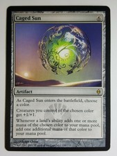 Caged Sun - New Phyrexia (Magic/mtg) NM/LP