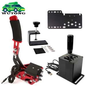 USB Handbrake & H Shifter for Thrustmaster T300RS Logitech G25/27/29 Racing Game - Picture 1 of 11