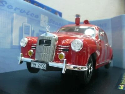 WOW EXTREMELY RARE Mercedes W120 180D Ponton 1955 Fire Hamburg 1:18 Revell-W123 - Image 1 of 2