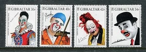 Payasos famosos de circo Gibraltar 901-904 sin montar o nunca montado Europa. x23298 - Imagen 1 de 1