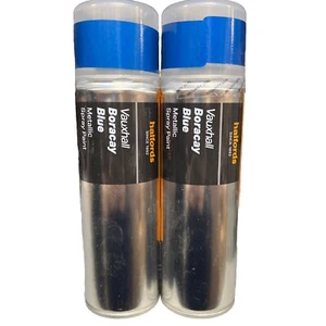 VAUXHALL BORACAY BLAU METALLIC SPRÜHLACK 300 ML HALFORDS DOSEN X2 - Bild 1 von 3