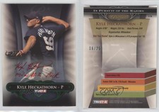 2010 TRISTAR Pursuit Green Red Ink Auto /25 Kyle Heckathorn #18 Auto