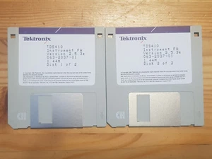 Tektronix 063-2037-01 TDS 410 Oszilloskop Instrument FW VER 2.5.3e - 2 Disketten - Picture 1 of 1